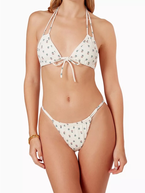 Montce Other - Montce Swim - Fruity Floral Tie-Front Bikini Set